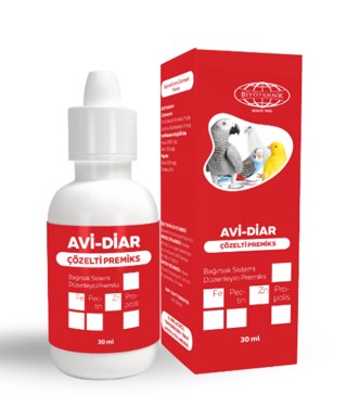 Biyoteknik Avi-Diar Kuşlar İçin Vitamin Çözelti 30 Ml