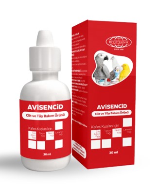 Biyoteknik Avisencid Kuşlar İçin Deri Ve Tüy Bakım Ürünü 20 Ml