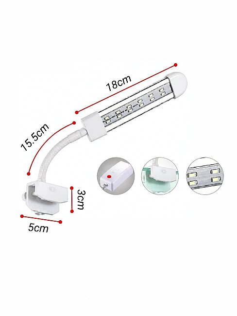 Coco 5W Kristal Led Akvaryum Aydınlatma Lambası 130 Mm (707-J-120)