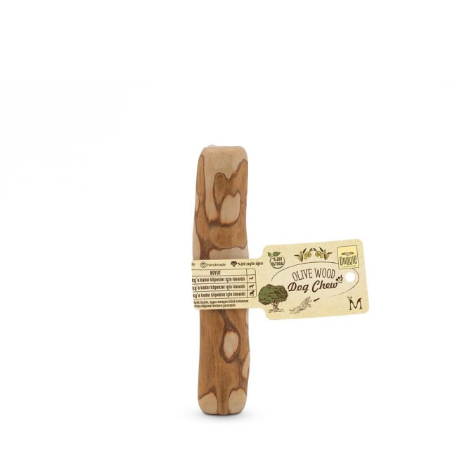Doggie Doğal Zeytin Ağacı Çiğneme Oyuncağı M
