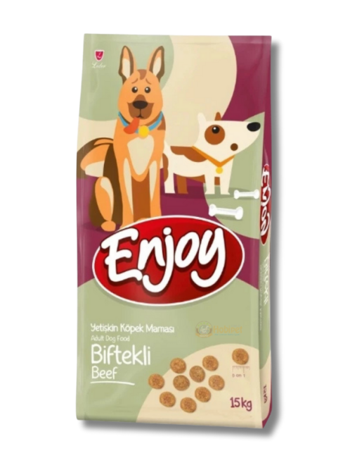 Enjoy Biftekli Yetişkin Köpek Maması 15 Kg