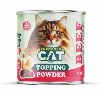 Eurogold Cat Topping Dana Ciğerli Ve Balkabaklı Mama Sosu 60 Gr