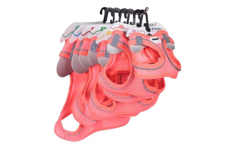 Ewox Air Mesh Göğüs Tasması Set Pembe (3xs-Xl) - 1