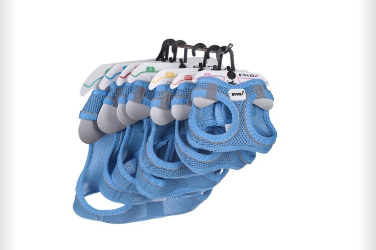 Ewox Air Mesh Göğüs Tasması Set Mavi (3xs-Xl) - 1