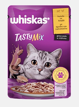 Whiskas Tasty Mix Kuzulu Ve Hindili Yetişkin Kedi Pouch 85 Gr (443046)