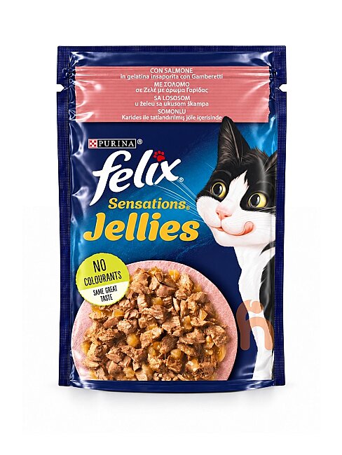 Purina Felix Somonlu Ve Karidesli Pouch Yaş Kedi Maması 85 Gr
