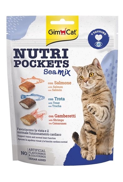 Gimcat Nutripockets Sea Mix Karışık Ödül 150 Gr