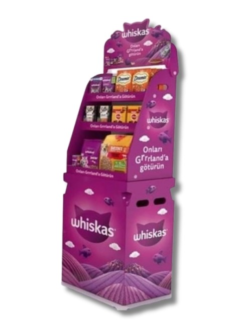 Hazır Dolumlu Petshop Satış Standı (Whiskas Pedigree Sheba Dreamies)