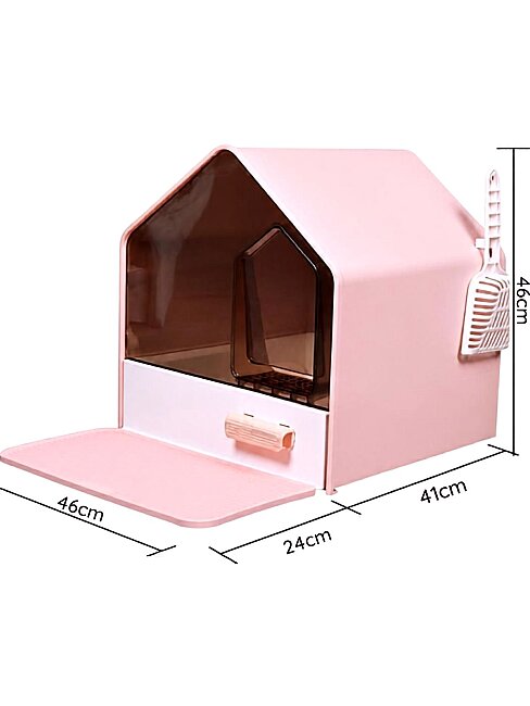 Hobi MSP-110 Premium Kapalı Kedi Tuvaleti 41x46x46 Cm