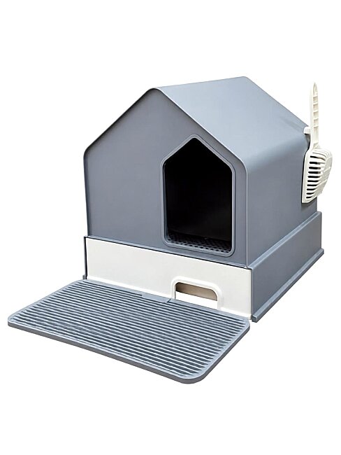 Hobi MSP-111 Premium Kapalı Kedi Tuvaleti 46x46x44 Cm