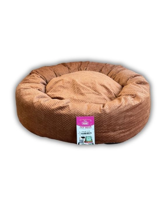 Hobi Pet Beds Kedi ve Köpekler İçin Simit Yatak ZT-001 50 cm - 3