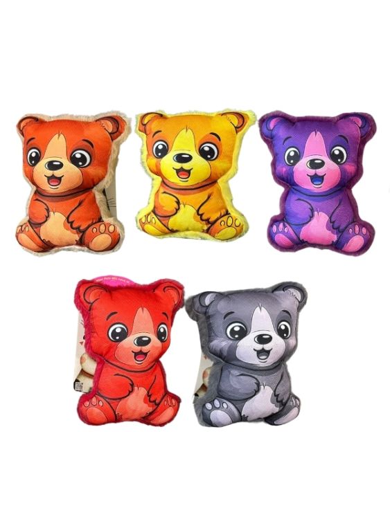 Hobi Pet Toys Ayıcık Figürlü Zilli Kedi & Köpek Oyuncağı RD1072 - 1