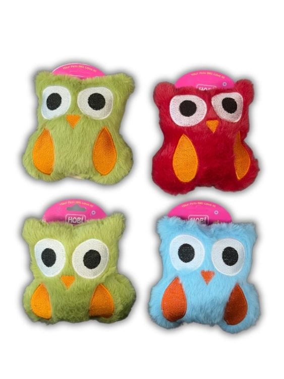 Hobi Pet Toys Baykuş Figürlü Zilli Kedi & Köpek Oyuncağı RD1054 - 1