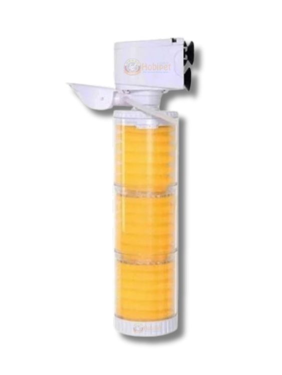 Jingye JY-8400F Şeffaf Gövdeli Akvaryum İç Filtre 25W 1000L/H Beyaz - 1