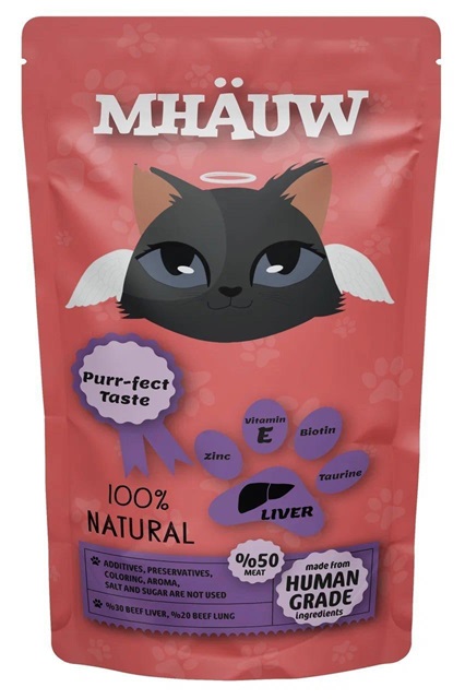 Mhauw Ciğerli Etli Kedi Çorbası 80 Gr