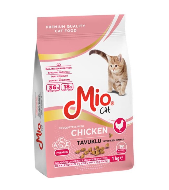 Mio Kitten Tavuklu Yavru Kedi Maması 1 Kg - 1