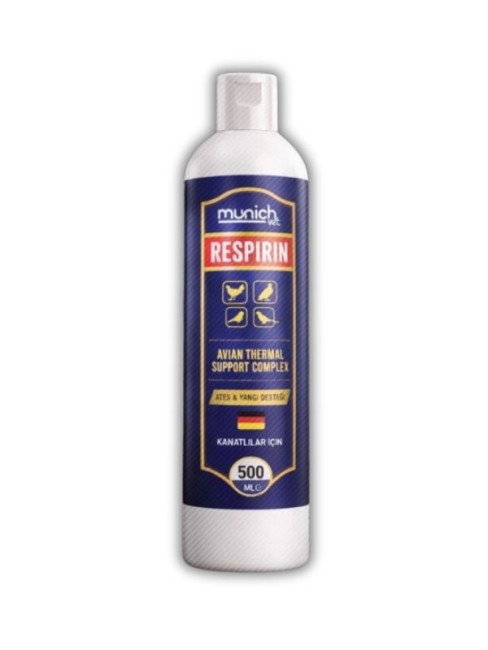 Munich Vet Respirin Kuşlar İçin Ateş Düşürücü Takviye 500 Ml