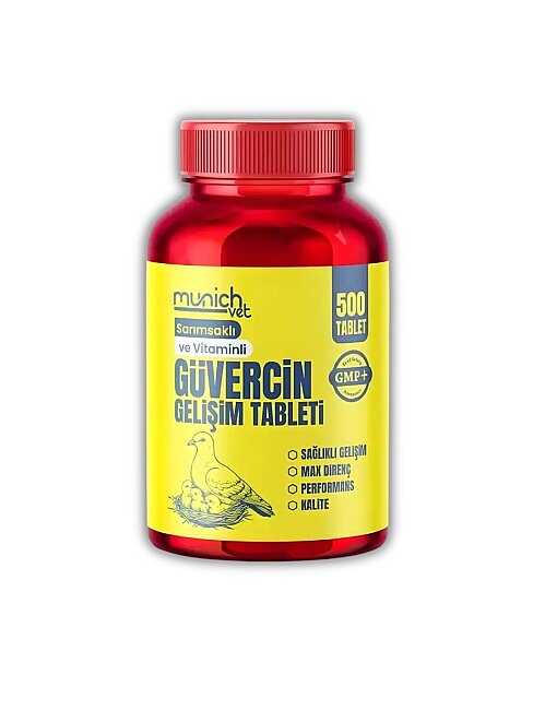 Munich Vet Sarımsaklı Vitamin Güvercin Tableti 500 Lü
