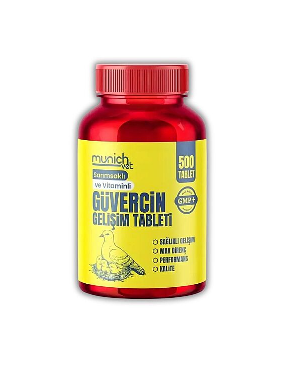 Munich Vet Sarımsaklı Vitamin Güvercin Tableti 500 Lü - 1