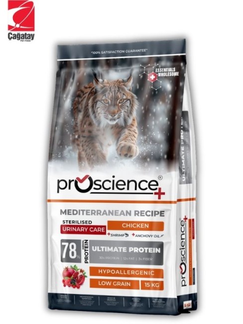 Pro Science Kısırlaştırılmış Kediler İçin Tavuklu Kedi Maması 15 Kg