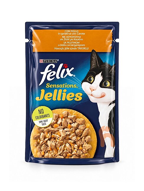Purina Felix Tavuk Havuç Pouch Yaş Kedi Maması 85 Gr