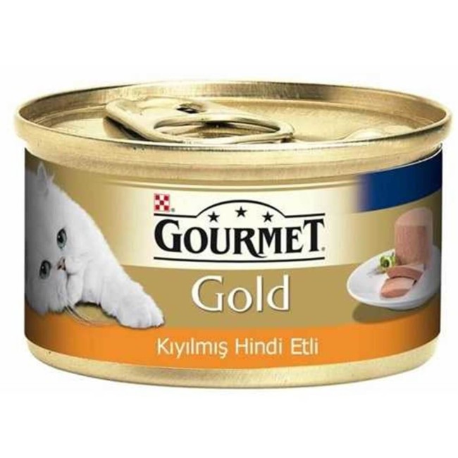 Purina Gourmet Kıyılmış Hindili Yetişkin Kedi Konservesi 85 Gr