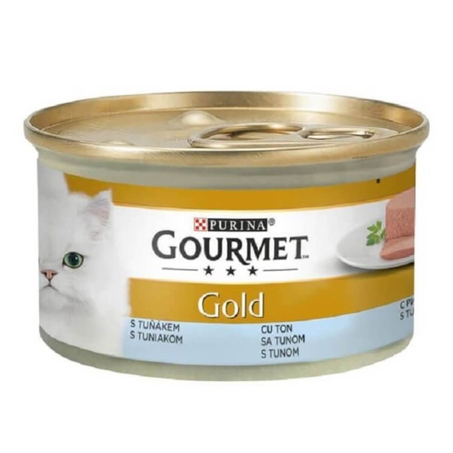 Purina Gourmet Kıyılmış Ton Balıklı Yetişkin Kedi Konservesi 85 Gr