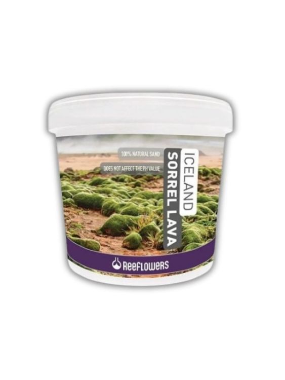 Reeflowers İceland Sorrel Lava 4-6 Mm Doğal Akvaryum Kumu 15 Kg - 1