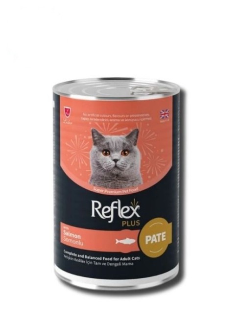Reflex Plus Somonlu Pate Form Kedi Konservesi 395 gr