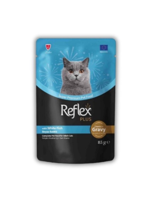Reflex Plus Sos İçinde Parça Balık Etli Yetişkin Kedi Pouch 85 Gr