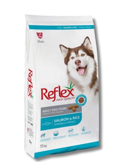 Reflex Somon Balıklı ve Pirinçli Yetişkin Köpek Maması 15 Kg