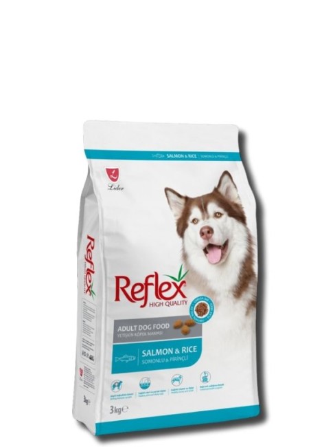 Reflex Somonlu ve Pirinçli Yetişkin Köpek Maması 3 kg