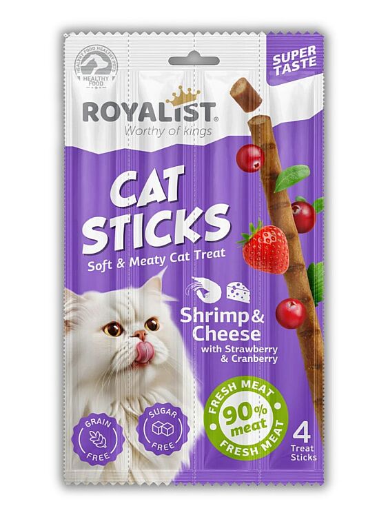 Royalist Karides Ve Peynirli Kedi Sticks 4 Lü 20 Gr - 1