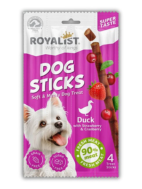 Royalist Ördekli Köpek Sticks 4 Lü 20 Gr
