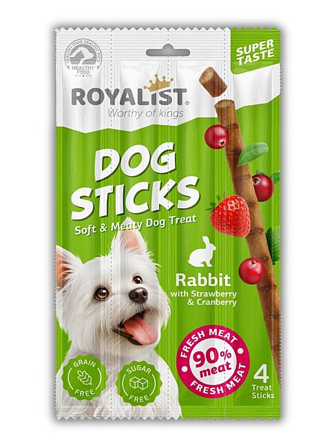 Royalist Tavşanlı Köpek Sticks 4 Lü 20 Gr