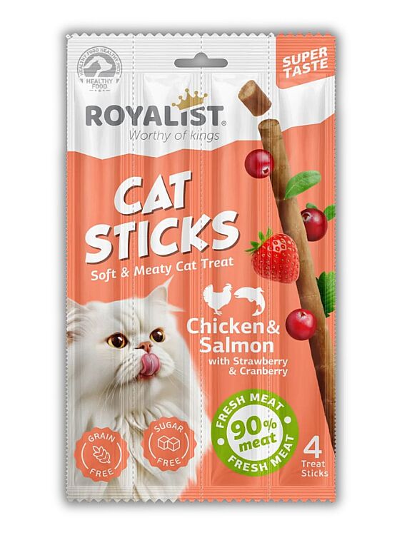 Royalist Tavuklu Ve Somonlu Kedi Sticks 4 Lü 20 Gr - 1