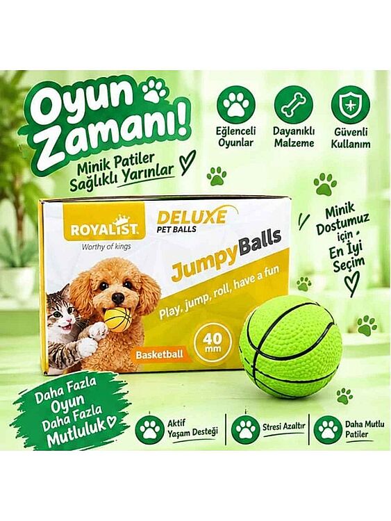 Royalist Zıplayan Oyuncak Sert Top 4 cm (02223) - 1