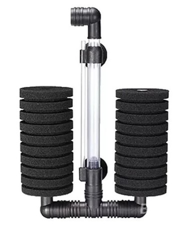 Sobo SB-2802 Çift Süngerli Akvaryum Pipo Üretim Filtresi - 1