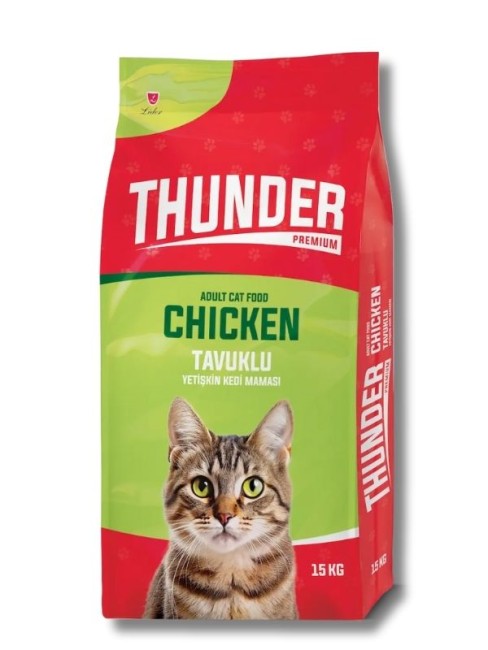 Thunder Yetişkin Tavuklu Kedi Maması 15 kg
