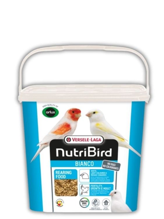 Versele Laga Bianco Beyaz Renkli Kanaryalar İçin Yumurtasız Nemli Mama 4 Kg - 1