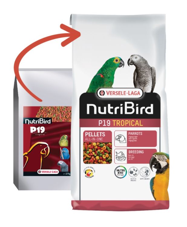 Versele Laga P19 Tropical Papağan Pellet Yem 10 Kg - 1